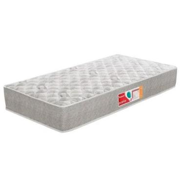 Imagem de Colchão Solteiro Espuma D33 Turquesa 88x188x24 Cinza - Prorelax