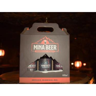 Imagem de Kit 3 cervejas 600 ml (Red Ale, Apa, Ipa) - Mina Beer