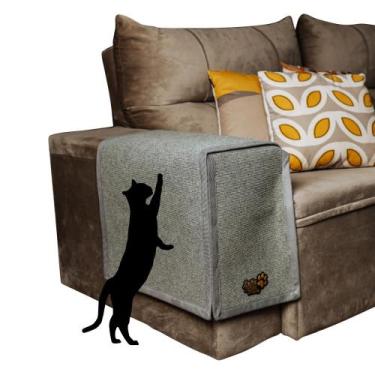Imagem de Arranhador E Protetor De Sofá Para Gatos Au Au Miau Company, CINZA CLA