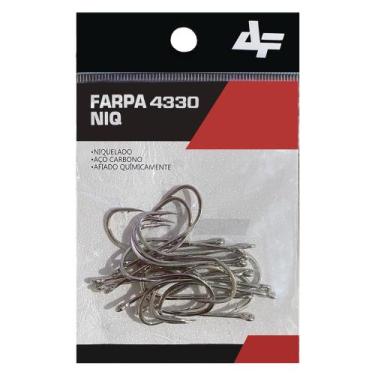 Imagem de Anzol Farpa Niquelado 4330 05pcs - Albatroz N 7/0 - Albatroz Fishing