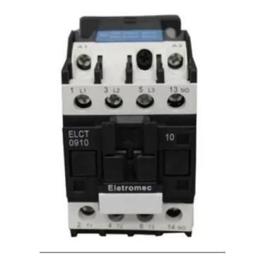Imagem de Contator Tripolar 9A 110Vca 1Na 50/60Hz Eletromec