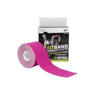 Imagem de Kinesio Tape Fita Bandagem Elástica Adesiva 5 Metros Mbfit