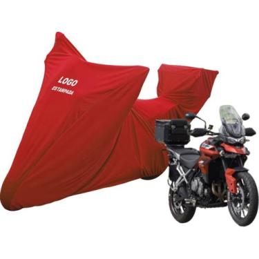 Imagem de Capa Protetora Tecido Moto Triumph Tiger 900 Topcase Bauleto - Mz, Ver