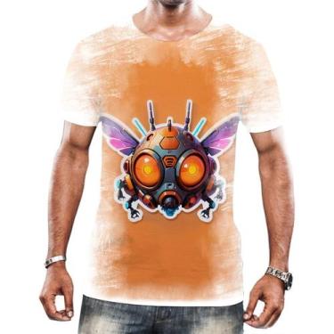 Imagem de Camisa Camiseta Tshirt Animais Cyberpunk Mosca Mosquito - Enjoy Shop, 