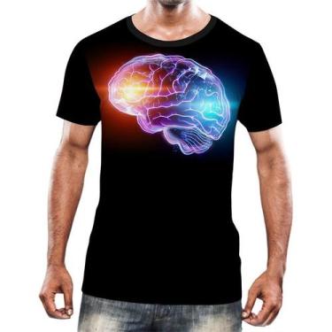 Imagem de Camisa Camiseta Cérebro Inteligência Mental Psicologia HD 14 - Enjoy S