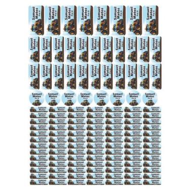 Imagem de 129 Etiquetas Escolares Personalizado Vinil Carros - Tectoner, Carros 