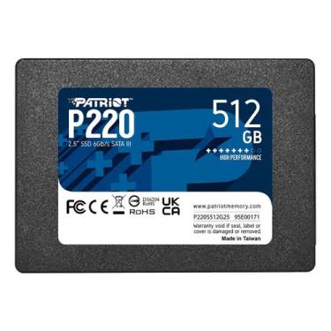 Imagem de SSD Patriot P220 512GB / 2.5" - (P220S512G25)