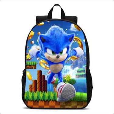 Imagem de Mochila Sonic Escolar Bolsa Infantil Volta As Aulas Novidade - Broome,