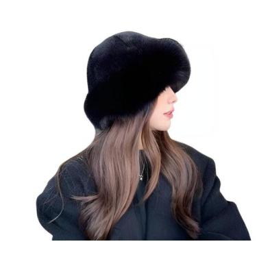 Imagem de Chapéu Gorro Russo de Pelúcia Pele Frio Inverno Corta Vento - Modas Fa