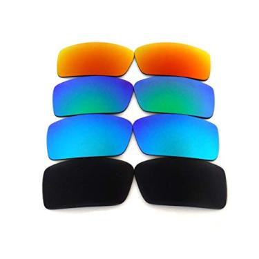Imagem de Lentes de reposição Galaxy para Oakley Gascan Polarizadas 100% Proteção UVAB (Preto/Azul/Verde/Vermelho)