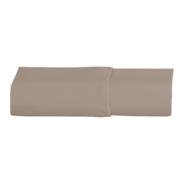 Imagem de Lençol com Elástico Algodão Egípcio 300 Fios- Solteiro/Casal/Queen/King - Avulso ou Kit - Hipoalergênico não faz bolinhas (Cáqui, Solteiro Avulso)