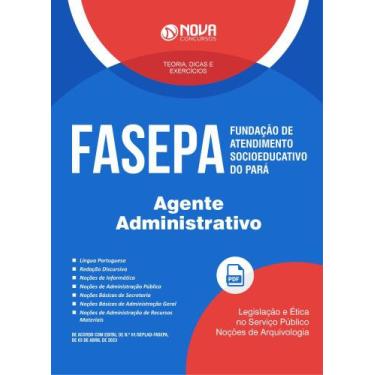 Imagem de Apostila FASEPA - Agente Administrativo - Nova Concursos