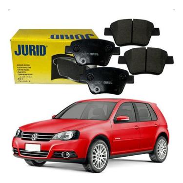 Imagem de Pastilha Freio Traseira Volkswagen Golf 1.6 2.0 2007 A 2014 - Jurid
