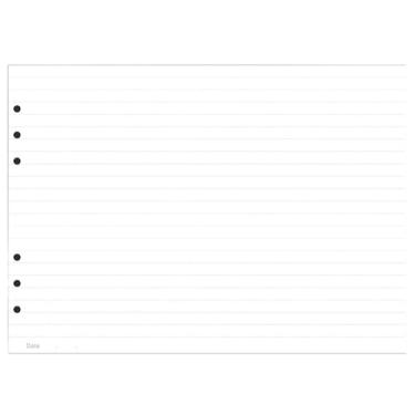 Imagem de Joucien A4-Caderno de substituição horizontal de 6 furos de folhas soltas, caderno de palavras com erro de mapa mental, caderno de linha horizontal A4