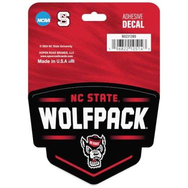 Imagem de Adesivo de vinil adesivo North Carolina State University - Adesivo divertido NC para carro, janela, garrafa de água ou laptop