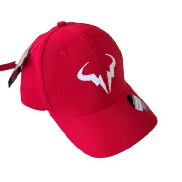 Imagem de Boné Nadal Beisebol Aba Curva Unissex Fitão - Genérico, Vermelho