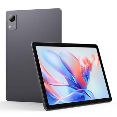 Imagem de Tablet PC -10,1 polegadas, Android 12, com caixa protetora, teclado e mouse, 6GB RAM + 128GB ROM, processador de 8 núcleos, WiFi, câmera Bluetooth 8MP + 13MP, 6500mAh, cinza