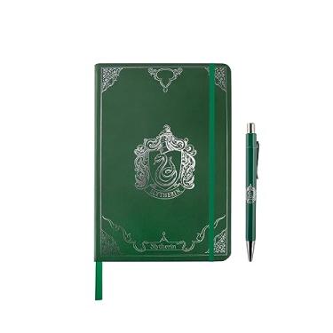 Imagem de Cinereplicas Harry Potter - Conjunto de caderno de luxo Sonserina - Licença oficial