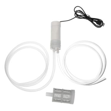 Imagem de Kit de bomba de transferência de cerveja autoescorvante elétrico USB portátil, bomba de grau alimentício para cerveja caseira, vinho, bebidas, hidromel e kombucha, 2LPM sem vazamento de bagunça,