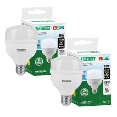 Imagem de Kit 2 Lâmpadas High Led TKL 20W Taschibra E27 Bivolt, 6500K - Branco F