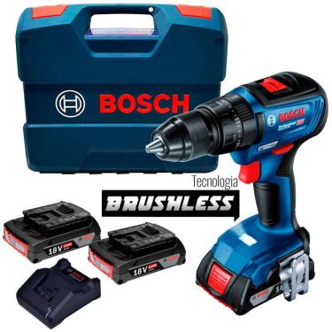 Imagem de Furadeira e Parafusadeira de Impacto 18V com 2 Baterias e Maleta l-case gsb 18V-50 bosch