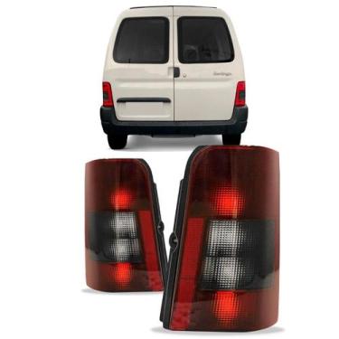 Imagem de Par Lanterna Traseira Berlingo 1999 A 2009 Fumê - SP ACESSÓRIOS
