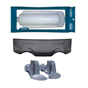 Imagem de Kit Purificador Latina P355 Refil + Torneira Prata + Painel