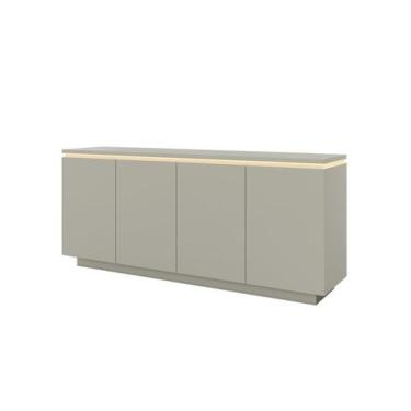 Imagem de Buffet Luminus 4 portas C/Led Mavaular, Off White