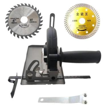 Imagem de Suporte para Esmerilhadeira Angular - Corte Ajustável a 45 Graus, Sem 