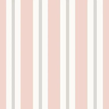 Imagem de Papel de Parede Vinílico Listra quadros rosa e cinza claro revoada 446