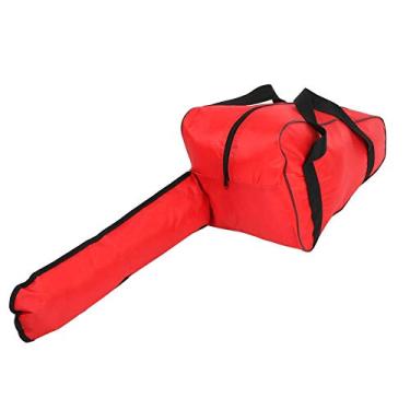 Imagem de Bolsa para motosserra Walfront Bolsa de transporte de 20 polegadas Bolsa de armazenamento resistente à prova d'água de pano Oxford Bolsa portátil Lenhador (opcional) (Vermelho) Caixa de 1/8 de polegada 91 * 25 * 26,5 cm