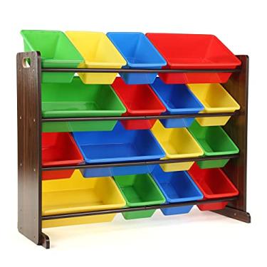 Imagem de Humble Crew Organizador de brinquedos de madeira grande, infantil, expresso/primário