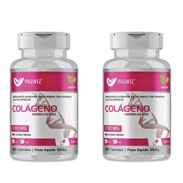Imagem de Kit 2 Colágeno Hidrolisado 120 Cápsulas - Muwiz