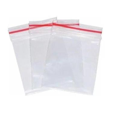 Imagem de Kit 1000 Saco Fechamento Zip N07 14X20Cm Fecho Hermético - Talge