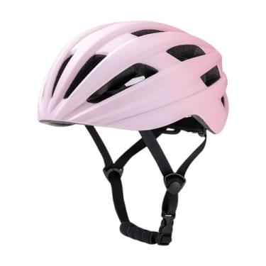 Imagem de menolana Capacete de bicicleta para equitação, confortável, leve e ultraleve, capacete de bicicleta equestre para meninos, ciclismo, homens e mulheres, Rosa