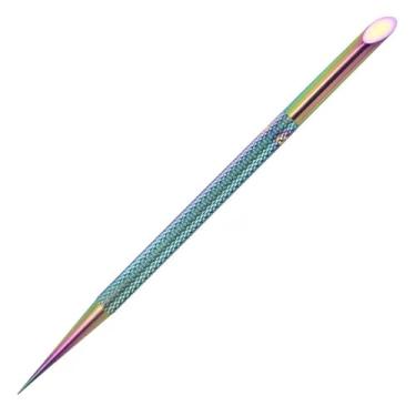 Imagem de Tesoura de cutícula extra fina, aparador de cutícula para pedicure, manicure, lâmina curva, ponta precisa, kit de cuidados com as unhas, ferramentas para arte em unhas, cor