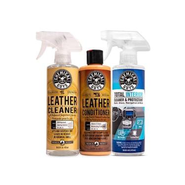 Imagem de Limpador e condicionador de couro e pacote de cuidados interiores de 16 onças