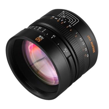 Imagem de brightin star Lente de câmera sem espelho de foco manual 50 mm F0.95 f/0.95 E APS-C para montagem E A6700 A6600 A6500 A6400 ZV-E10 ZV-E10II NEX-6 NEX-7 NEX-5N NEX-5A NEX-5T NEX-5C NEX-5R