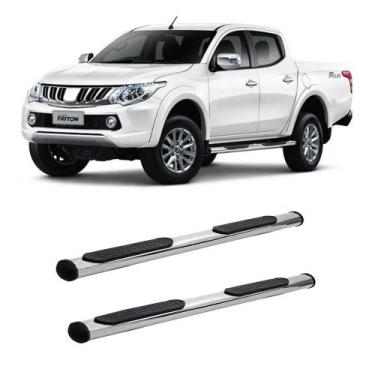 Imagem de Estribo L200 Triton 2008 2009 2010 2011 2012 A 2017 Cromado - Solar