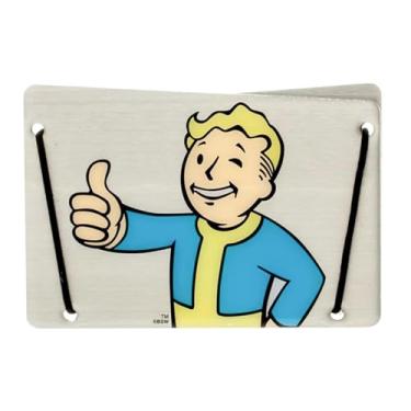 Imagem de Carteira para cartões de alumínio fina Fallout Vault Boy, Metal, tamanho �nico