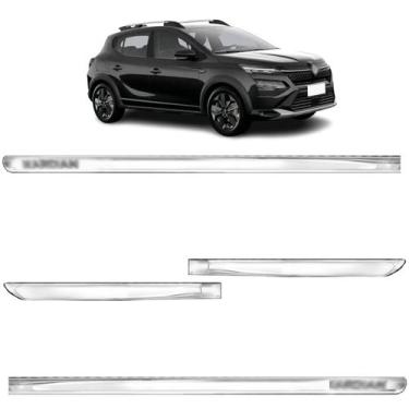 Imagem de Friso Lateral Kardian 2024 Kit Xtreme Cromado Escovado - Shekparts