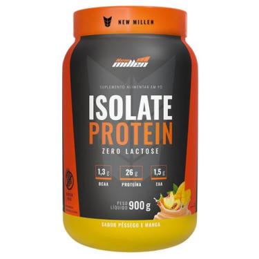 Imagem de Whey Isolate Protein Pote 900g New Millen Pêssego e Manga