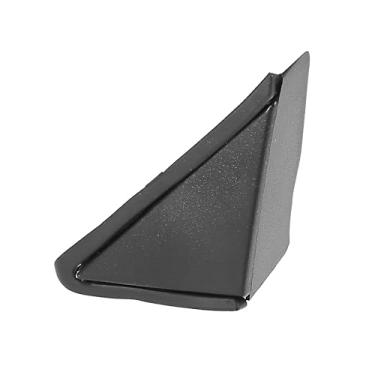 Imagem de VekAuto Capa para guarda-lamas triangular de canto espelhado compatível com Kia Sportage 2011-2016, plástico durável, preto, painel de acabamento triangular, dianteiro, lado esquerdo, retrovisor
