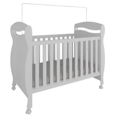 Imagem de Berço Peroba Junior Americano Branco Vira Mini Cama Infantil