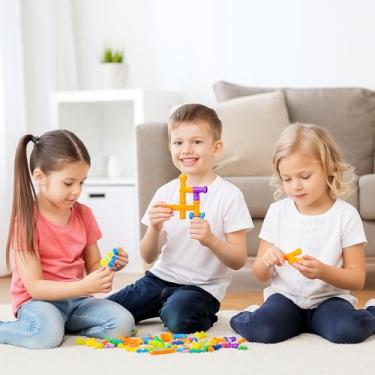 Imagem de Brinquedo de Montar Infantil Criativo – Canos Coloridos para Encaixar