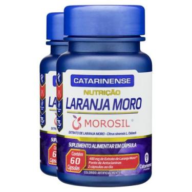 Imagem de Kit 2 Laranja Moro Catarinense 400Mg 60 Cápsulas