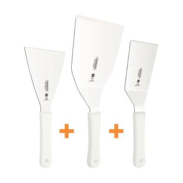 Imagem de Kit - Conjunto De Espátulas Profissionais Alto Rendimento Para Lanches