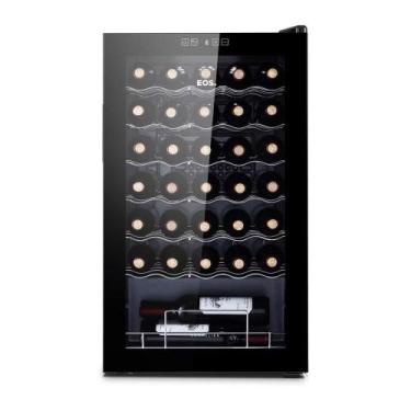 Imagem de Adega Climatizada 34 Garrafas Compressor Painel Touch Full Glass Eac34