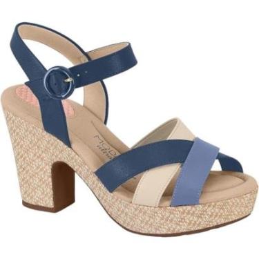 Imagem de Sandalia Ortopedica Modare Ultraconforto Feminina Salto Alto-Feminino