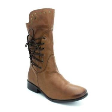 Imagem de Bota Feminina Perlatto COM456 - Marrom-Feminino